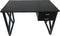 Bureau computer tafel Stoer - sidetable - industrieel modern - metaal met hout - zwart