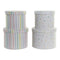 Set decoratieve dozen DKD Home Decor 774252 Wit Multicolour Karton 29 x 29 x 22 cm