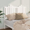 vidaXL - Hoofdbord - 126x4x110 - cm - massief - grenenhout - wit