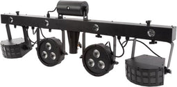 HQ-Power COMPACTE DJ-LICHTSET MET LASER - 2 LED-PAR + 2 DERBY