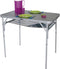Eurotrail Monnai - Campingtafel - Verstelbaar 70/33 cm - Aluminium 90 x 60 cm