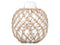 Decoratief sierding Transparant Natuurlijk 21 x 23 cm (4 Stuks)