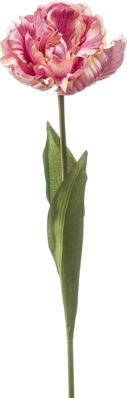 Emerald - Kunstbloem Tulp Paris 66cm lila - Kunstplanten voor binnen