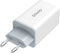 Savio LA-07 adowarka Sieciowa GaN 65W Biaa Hoofdtelefoons, Headset, Tablet, Telefoon, Horloge Wit AC Buiten