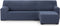 Hoes voor chaise longue met korte armleuning rechts Eysa THOR Blauw 110 x 110 x 310 cm