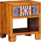 vidaXL - Zijkast - 40x35x45 - cm - Massief - Acaciahout