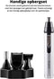 FlinQ Oplaadbare 4 in 1 Baard trimmer - Wenkbrauw Trimmer - Neustrimmer - Oortrimmer -