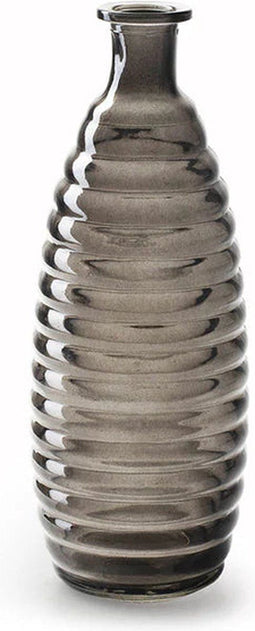 Fles 'lina' smoke h25 d8 cm