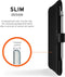 Urban Armor Gear Metropolis - Book Case - Bescherming iPad 10.2 - Zwart
