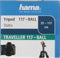 Hama Traveller 117 - Driepootstatief - Aluminium 4000 g draaggewicht - Zwart