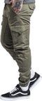 JACK & JONES JPSTPAUL JJFLAKE 542 - Cargo broek - Slim fit - Olijf groen