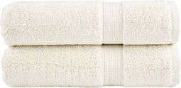 vidaXL - Handdoeken - SOLUND - 2 - st - 600 - g/m² - 50x100 - cm - crèmekleurig