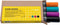 Sigel whiteboardstift - 4 kleur - zwart/turkoois/magenta/oranje - whiteboard stift - SI-BA011