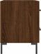 vidaXL - Nachtkastje - 40x35x47,5 - cm - bewerkt - hout - bruin - eikenkleur