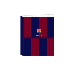 F.C. Barcelona Ringmap - A4 26.5 x 33 x 4 cm - Blauw Kastanjebruin
