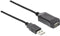 Nedis Actieve USB-Kabel - USB 2.0 - USB-A Male naar USB-A Female - 480 Mbps - 5.00 m - Zwart
