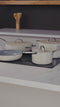 Safecourt Kitchen 7-delige Pannenset - PFAS & PTFE vrij - Keramische coating - Beige (7 stuks)