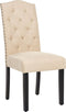 Set van 2 eetkamerstoelen SHIRLEY Beige