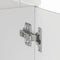 vidaXL - Keuken - onderkast - Kalmar - bewerkt - hout - hoogglans - wit