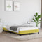 vidaXL - Bedframe - zonder - matras - 120x200 - cm - stof - groen
