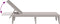 vidaXL - Ligbed - 186x60x29 - cm - polypropeen - cappuccinokleurig