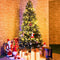 Kunstkerstboom met sneeuweffect en dennenappels - 120 cm