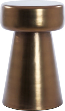 Light & Living Bijzettafel Dakwa - Bruin Brons - Ø29cm - Modern
