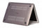 Lunso Geschikt voor MacBook Pro 13 inch (2016-2019) cover hoes - case - mat grijs