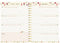 Lannoo Agenda (2026) - Agenda wire-o - 120x160mm - Flowers Bouquet - Bouquet Crème