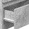 vidaXL - Nachtkastjes - 2 - st - met - 2 - lades - 40x33x60 - cm - betongrijs
