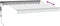 vidaXL - Luifel - automatisch - uittrekbaar - 300x250 - cm - antraciet - en - wit