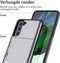 iMoshion Hoesje Geschikt voor Samsung Galaxy S21 FE Hoesje - Ruimte voor 2 pasjes - iMoshion Backcover met pasjeshouder - Grijs