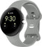 imoshion Siliconen bandje - Geschikt voor Google Pixel Watch / Watch 2 / Watch 3 (41 mm) - Maat S - Grijs