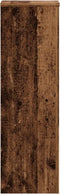 vidaXL - Plantenstandaards - 2 - st - 25x25x80 - cm - bewerkt - hout - oud - houtkleurig
