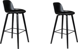 Zuiver Albert Kuip Barkruk 75 cm Zwart - Set van 2