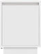 vidaXL - Nachtkastje - met - LED-verlichting - 38x34x50 - cm - wit