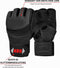 NRG Boxing - MMA Handschoenen - Boksen - Heren - Dames - Freefight - Grappling - Leer - Zwart - Maat L