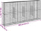 vidaXL - Schanskorf - 400x50x200 - cm - gegalvaniseerd - ijzer - zilverkleurig