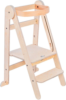 Mamatoyz Leertoren - Opvouwbaar en verstelbaar - Natural