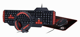 Gembird GGS-UMG4-02 - Gamingkit - 4-in-1 - Ergonomische muis met verlichting