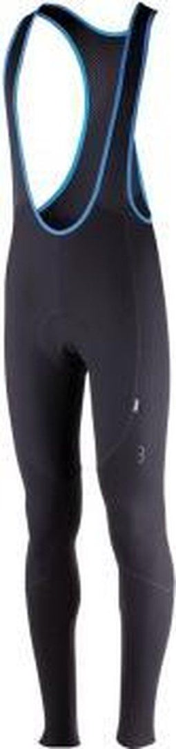 BBB Cycling ColdShield BBW-351R - Lange Fietsbroek - Thermo met Zeem en Bretels - Zwart - Maat L