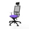 Bureaustoel met hoofdsteun Piqueras y Crespo 4B066N1 Lila
