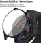 imoshion Screenprotector - Geschikt voor Samsung Galaxy Watch 4 44mm - Full Cover Hard Case / Beschermend Hoesje - Donkerblauw