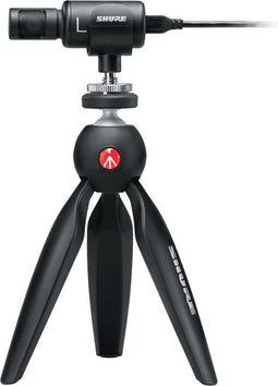 Shure MV88+ - Microfoonset - Digitale stereo condensatormicrofoon - Zwart