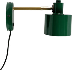 Dyberg Larsen Ocean - Wandlamp - Verstelbaar - Donkergroen/ Messing