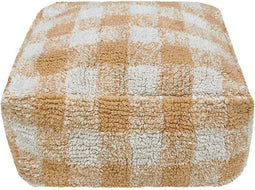 Lorena Canals Wasbare poef - Vichy Honey - 20x40x40cm