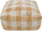 Lorena Canals Wasbare poef - Vichy Honey - 20x40x40cm