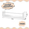 Woltu Kinder Wandplank - 3-delige Wolkvormige Boekenkast - Veilig MDF - 40x12x12 cm per plank