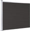 vidaXL - Schuttingpaneel - 175x146 - cm - HKC - zwart