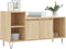 vidaXL - Tv-meubel - 100x35x55 - cm - bewerkt - hout - sonoma - eikenkleurig